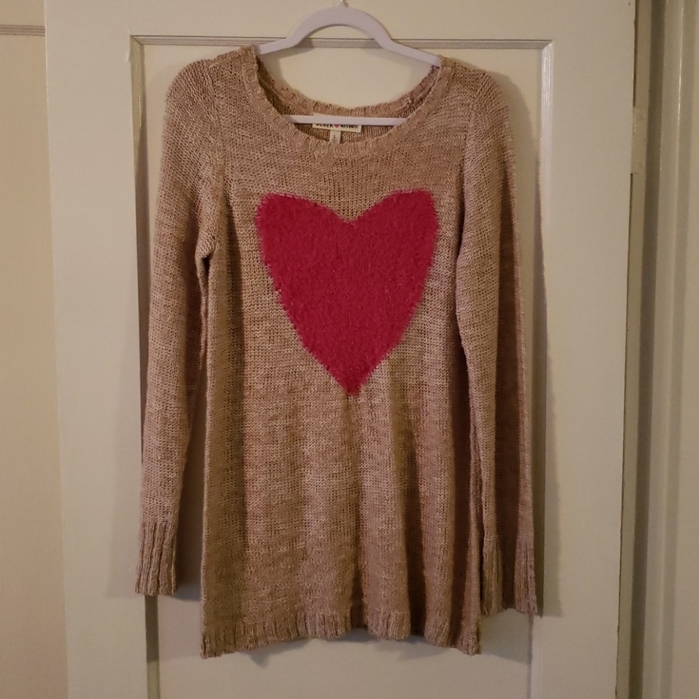 Super cute heart sweater!!! 🥰